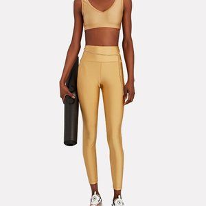 WeWoreWhat Matching Gold Leggings Set